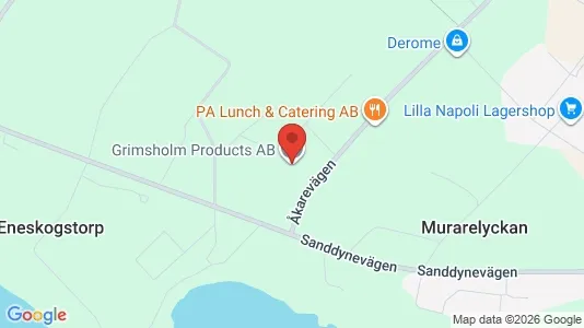 Industrilokaler att hyra i Falkenberg - kort over placeringen
