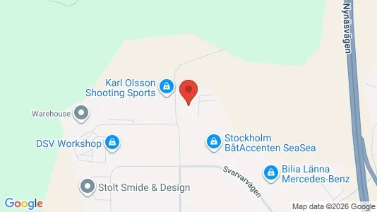 Kontorslokaler att hyra i Huddinge - kort over placeringen