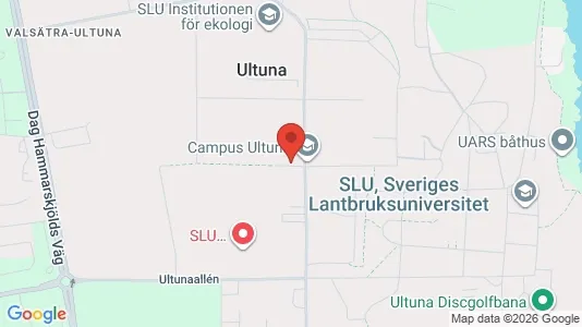Kontorslokaler att hyra i Uppsala - kort over placeringen