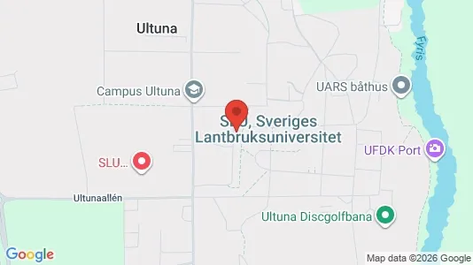 Kontorslokaler att hyra i Uppsala - kort over placeringen