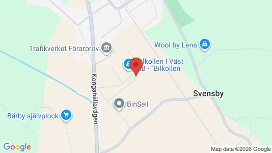 Industrilokaler att hyra i Göteborg Centrum - kort over placeringen