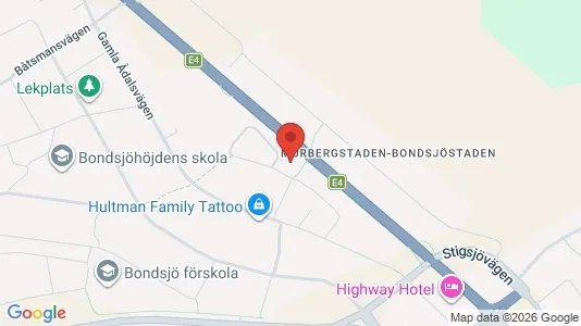 Affärslokaler till försäljning i Härnösand - kort over placeringen