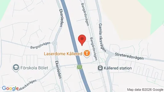 Lagerlokaler att hyra i Mölndal - kort over placeringen