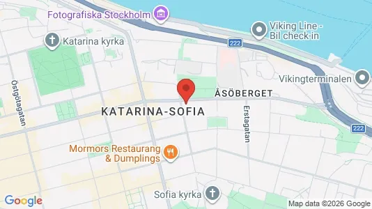 Kontorslokaler att hyra i Södermalm - kort over placeringen