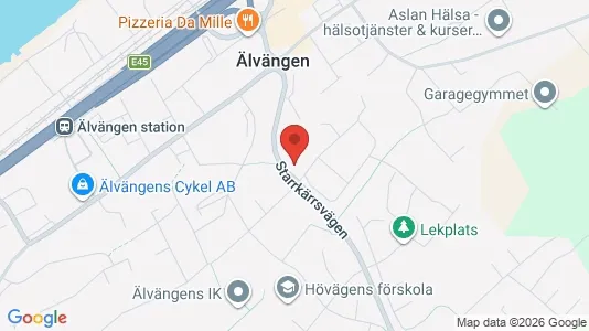 Affärslokaler att hyra i Ale - kort over placeringen
