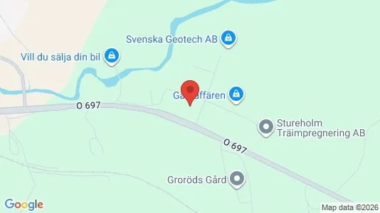 Affärslokaler att hyra i Uddevalla - kort over placeringen