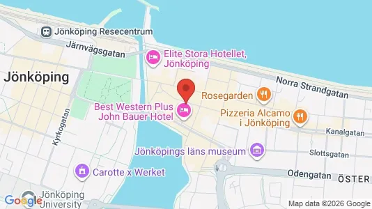 Affärslokaler att hyra i Jönköping - kort over placeringen