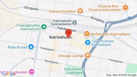 Kontorslokaler att hyra i Katrineholm - kort over placeringen