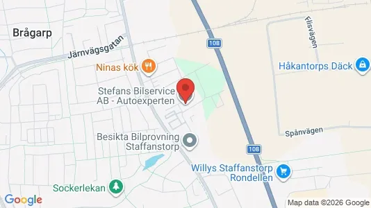Industrilokaler att hyra i Staffanstorp - kort over placeringen