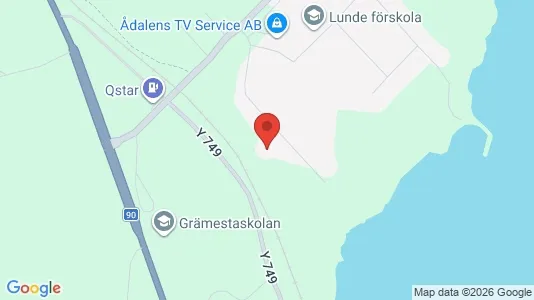 Industrilokaler att hyra i Kramfors - kort over placeringen