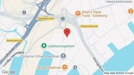 Kontorslokaler att hyra i Lundby - kort over placeringen