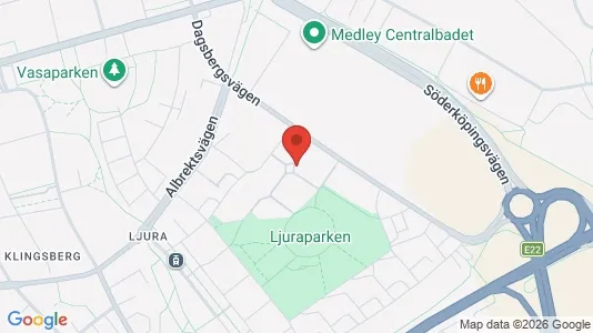 Affärslokaler att hyra i Norrköping - kort over placeringen