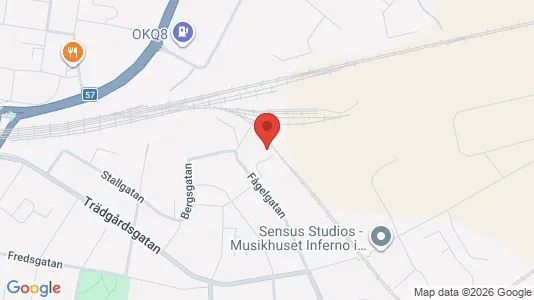 Affärslokaler att hyra i Katrineholm - kort over placeringen