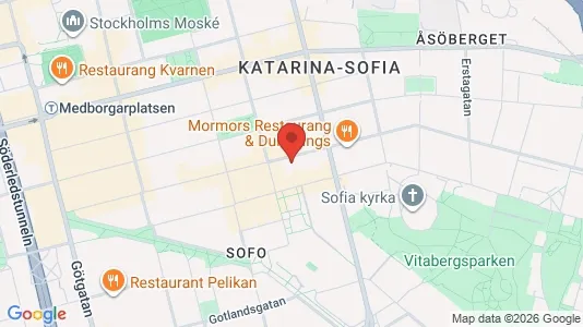 Affärslokaler till försäljning i Södermalm - kort over placeringen