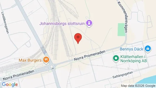 Affärslokaler till försäljning i Norrköping - kort over placeringen