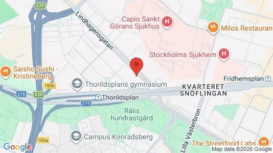 Kontorslokaler att hyra i Kungsholmen - kort over placeringen