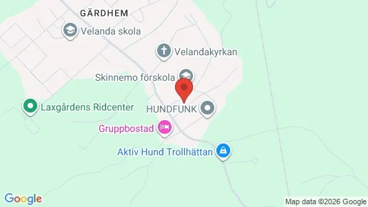 Affärslokaler till försäljning i Trollhättan - kort over placeringen