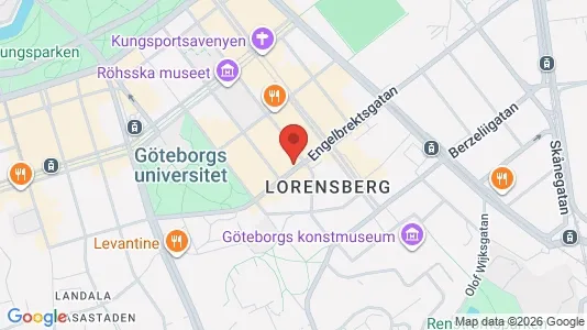 Affärslokaler att hyra i Göteborg Centrum - kort over placeringen