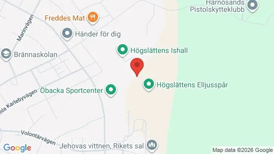 Kontorslokaler att hyra i Härnösand - kort over placeringen
