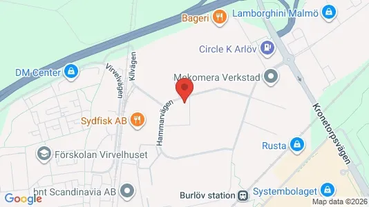Lagerlokaler att hyra i Burlöv - Bild från Google Street View