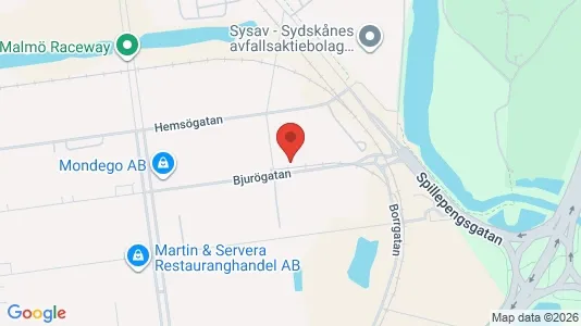 Lagerlokaler att hyra i Malmö Centrum - Bild från Google Street View