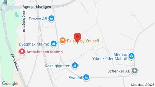 Lagerlokaler att hyra i Fosie - Bild från Google Street View