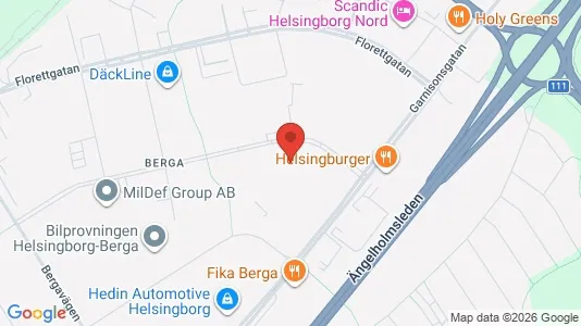 Lagerlokaler att hyra i Helsingborg - Bild från Google Street View