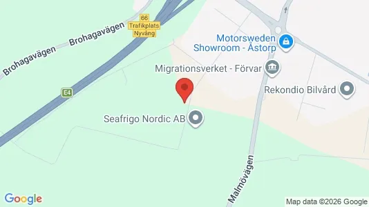Lagerlokaler att hyra i Åstorp - Bild från Google Street View