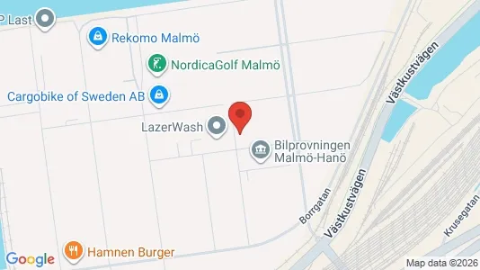 Industrilokaler att hyra i Malmö Centrum - Bild från Google Street View