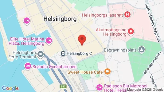 Kontorslokaler att hyra i Helsingborg - Bild från Google Street View