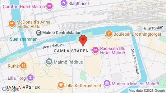 Kontorslokaler att hyra i Malmö Centrum - Bild från Google Street View