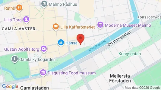 Kontorslokaler att hyra i Malmö Centrum - Bild från Google Street View