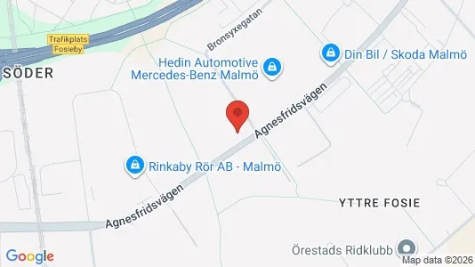Industrilokaler att hyra i Fosie - Bild från Google Street View