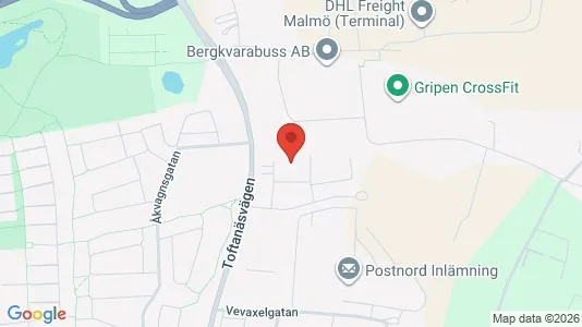 Lagerlokaler att hyra i Husie - Bild från Google Street View