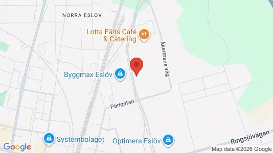 Lagerlokaler att hyra i Eslöv - Bild från Google Street View