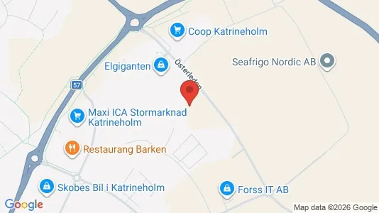 Affärslokaler till försäljning i Katrineholm - kort over placeringen