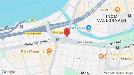 Affärslokaler att hyra i Göteborg Centrum - kort over placeringen