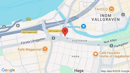 Affärslokaler att hyra i Göteborg Centrum - kort over placeringen