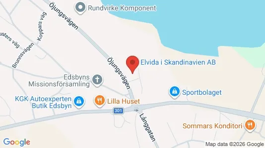 Affärslokaler till försäljning i Ovanåker - kort over placeringen