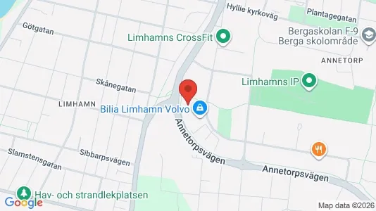 Lagerlokaler att hyra i Limhamn/Bunkeflo - kort over placeringen