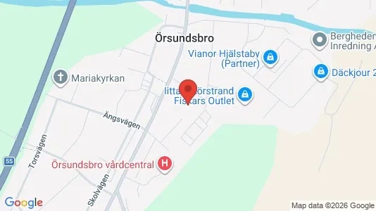 Affärslokaler till försäljning i Enköping - kort over placeringen