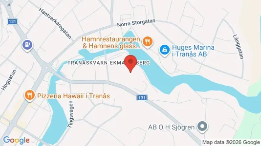 Affärslokaler att hyra i Tranås - kort over placeringen