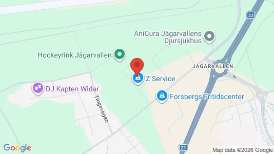 Lagerlokaler att hyra i Linköping - kort over placeringen