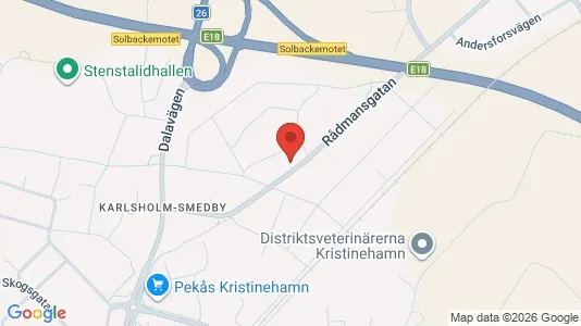 Affärslokaler till försäljning i Kristinehamn - kort over placeringen