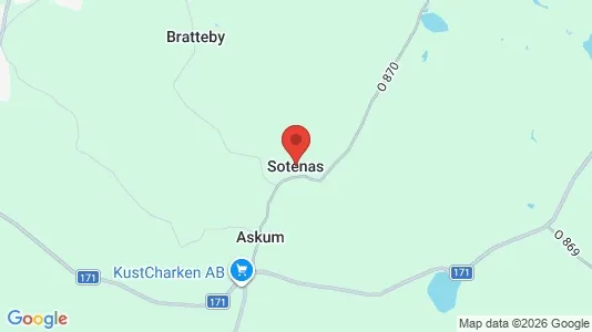 Affärslokaler att hyra i Sotenäs - kort over placeringen