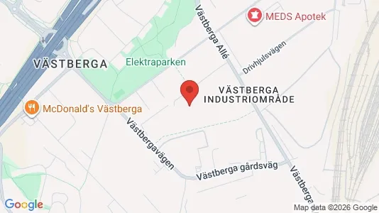 Affärslokaler att hyra i Söderort - kort over placeringen