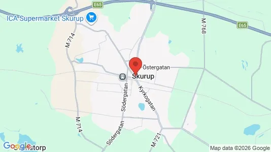 Kontorslokaler att hyra i Skurup - Bild från Google Street View