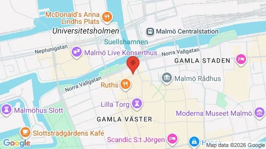 Kontorslokaler att hyra i Malmö Centrum - Bild från Google Street View