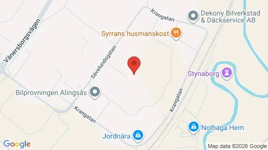 Affärslokaler till försäljning i Alingsås - Bild från Google Street View