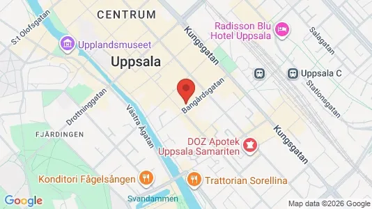 Affärslokaler att hyra i Uppsala - Bild från Google Street View